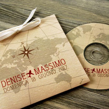 CD musica per matrimonio bomboniera