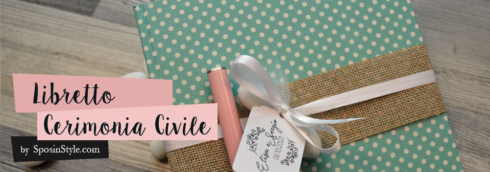 Libretto Cerimonia Civile Prodotti Per Matrimonio Di Sposinstyle Com