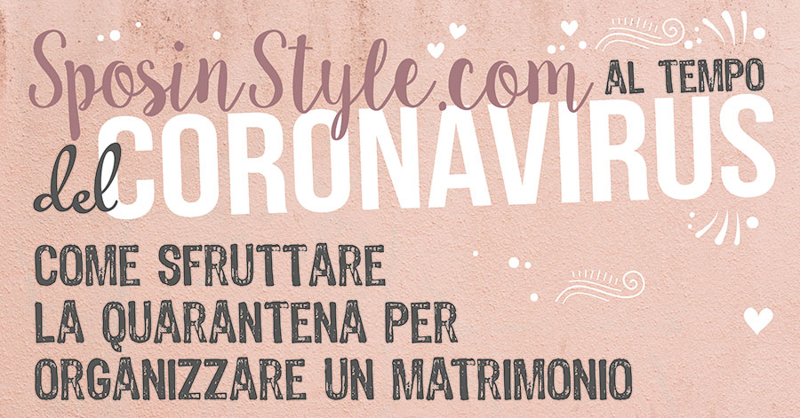 Organizare Matrimonio Coronavirus
