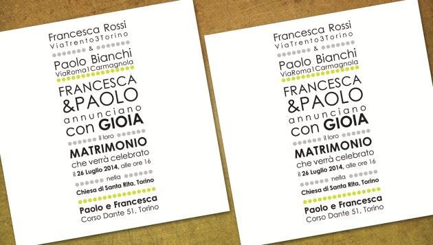partecipazioni matrimonio civile
