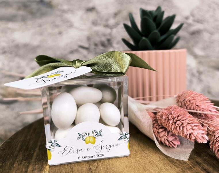 Cubo In Vetro 12x12x12 Cm - Per Confetti, Decorazioni | Per Matrimoni, Eventi | Vaso Decorativo - Foto 8