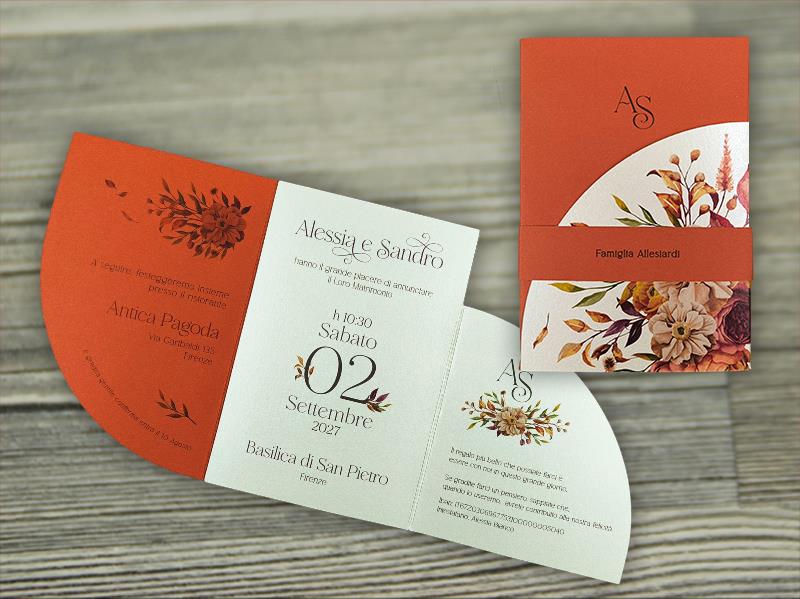Partecipazione di Matrimonio   AUTUNNO
