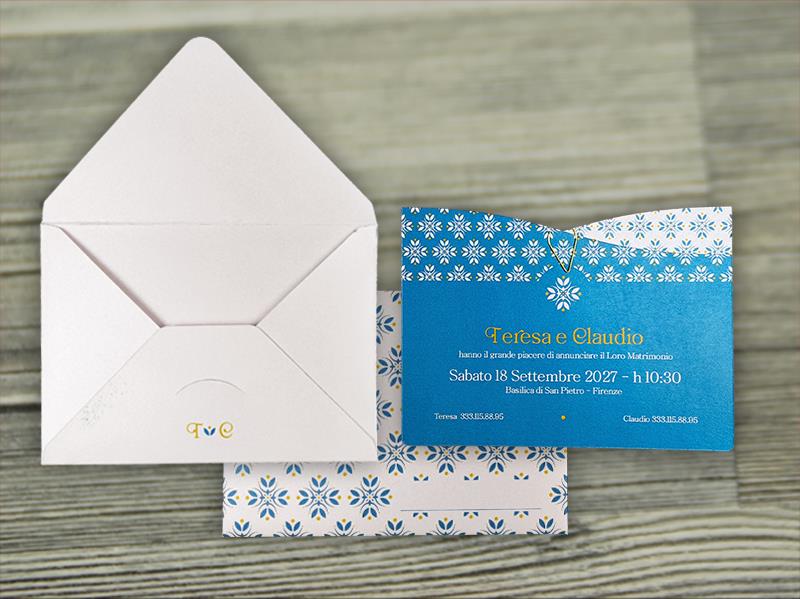 Partecipazione di Matrimonio   MAIOLICHE