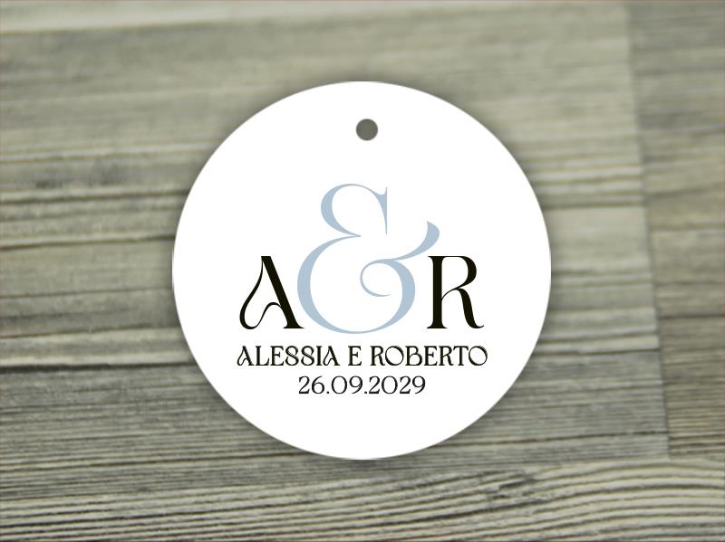 Biglietto Bomboniera Tondo  PALETTE